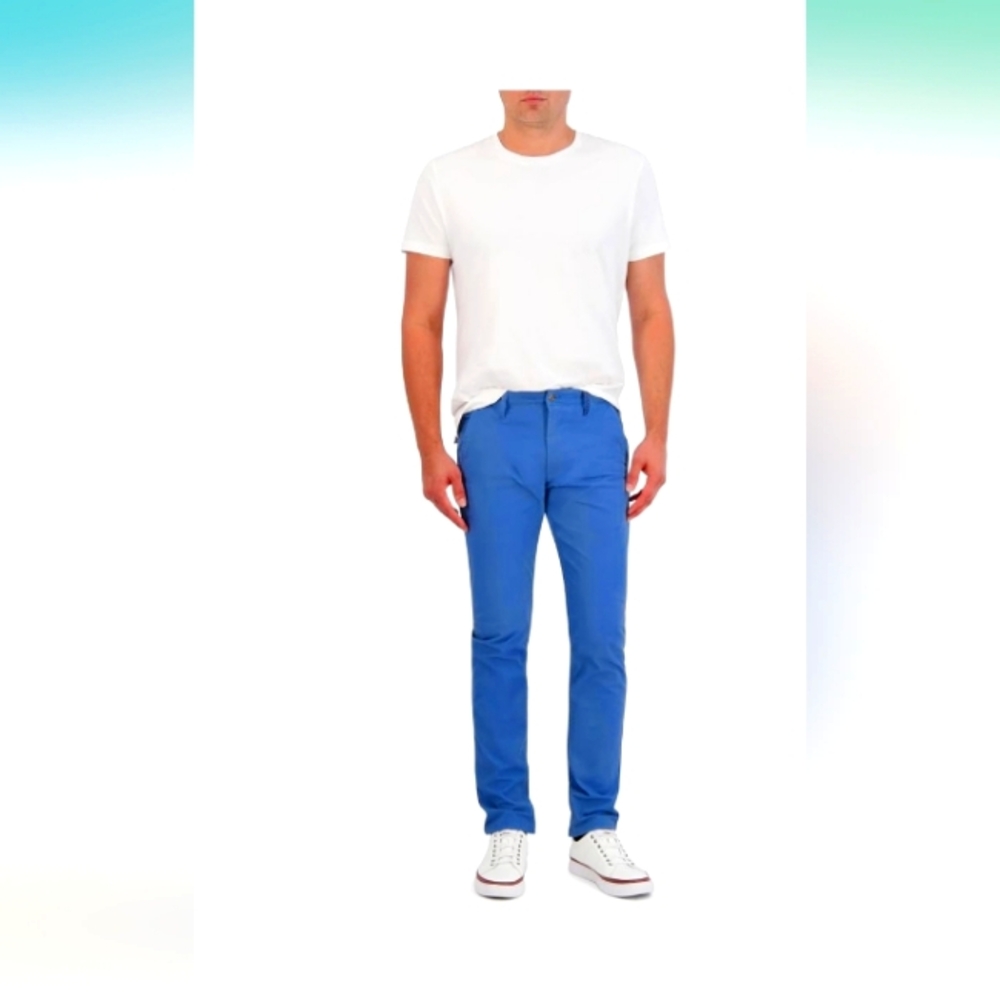 Robert Graham Vibrant Blue Relaxed Fit Jeans SZ 30